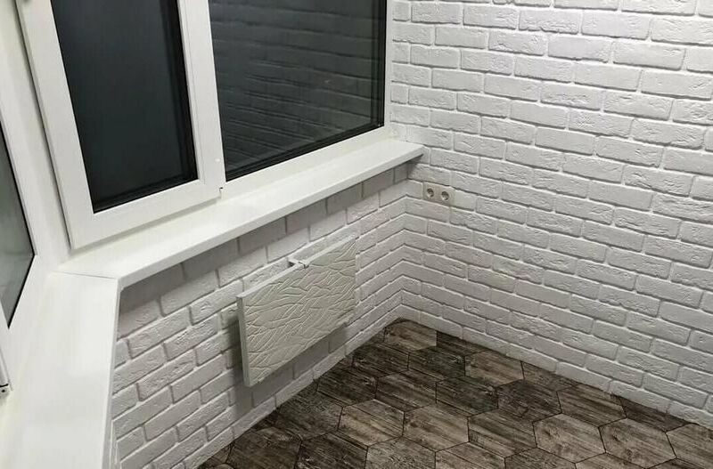 Теплое остекление балкона - фото 170