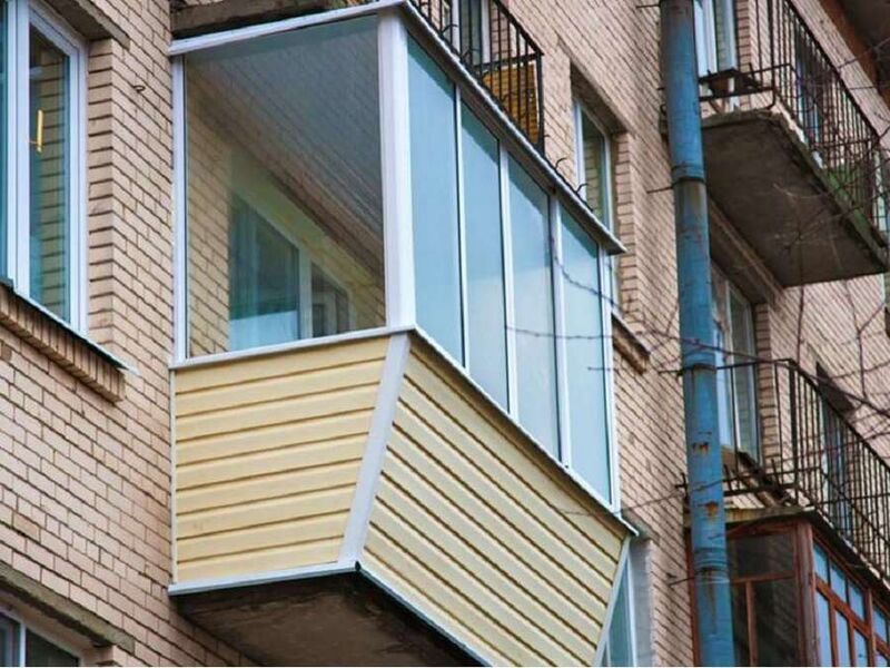 Французское остекление балкона - фото 122